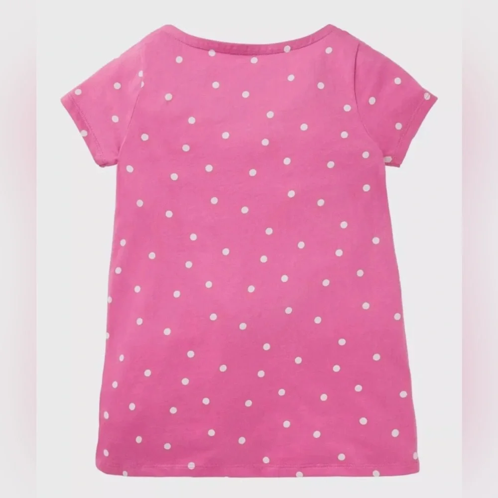 Mini Boden appliqué pocket tunic - pink spot fish - size 3-4Y - Picture 2 of 8